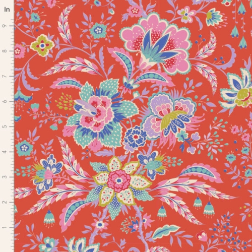 Tilda Patchwork Stoff Baumwolle - Bloomsville Late Bloomer Tomato